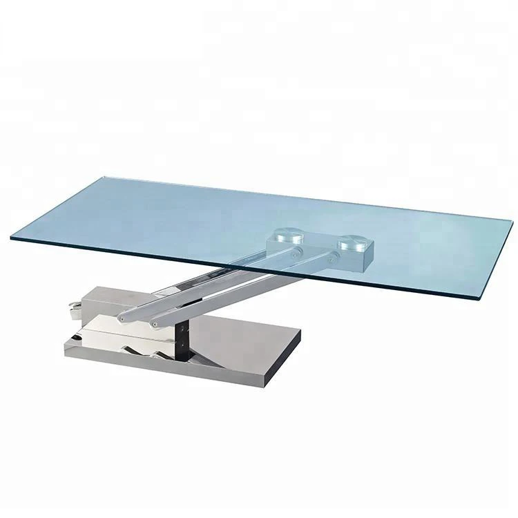 Steady Lifting Coffee Table To Dining Table With 5 Stops Multi-functional Convertible Dining Table