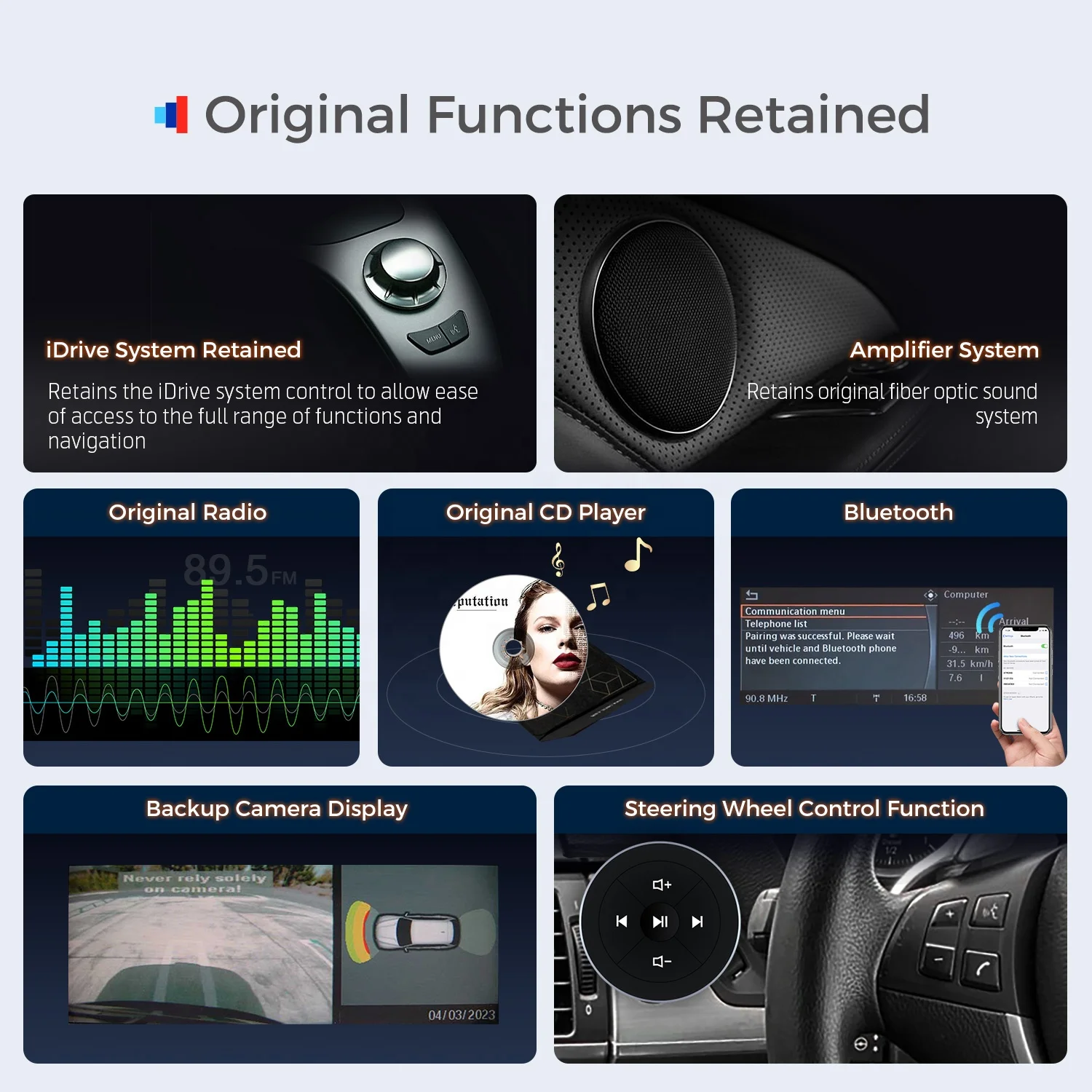 XTRONS 12.3 Inch Android 13 8Core 64GB Radio Android For BMW X5 E70 X6 E71 Carplay Screen 4G LTE Android Auto Estereo Para Autos