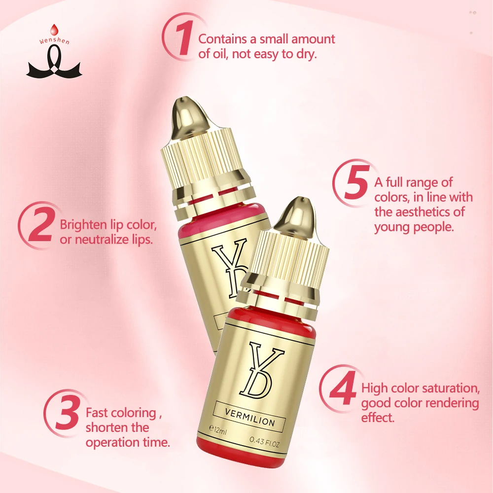 Wenshen YD Germany 100% original grade tattoo ink supplies microblading microshading pigment for microblading