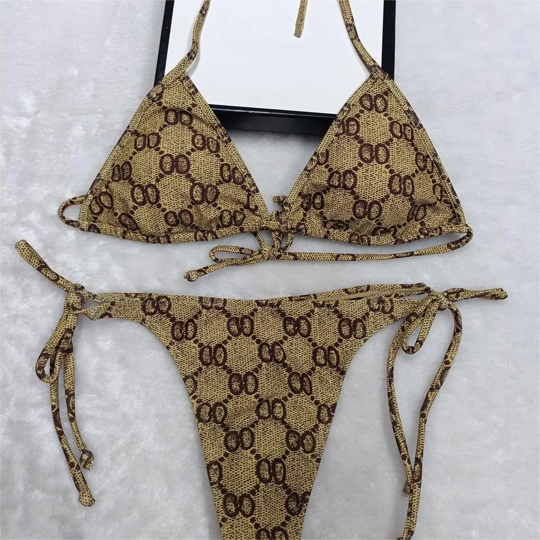 2024 Summer Swimwear Fashion Sexy Triangle Women Luxury Famous Brand Female Designer Bikini