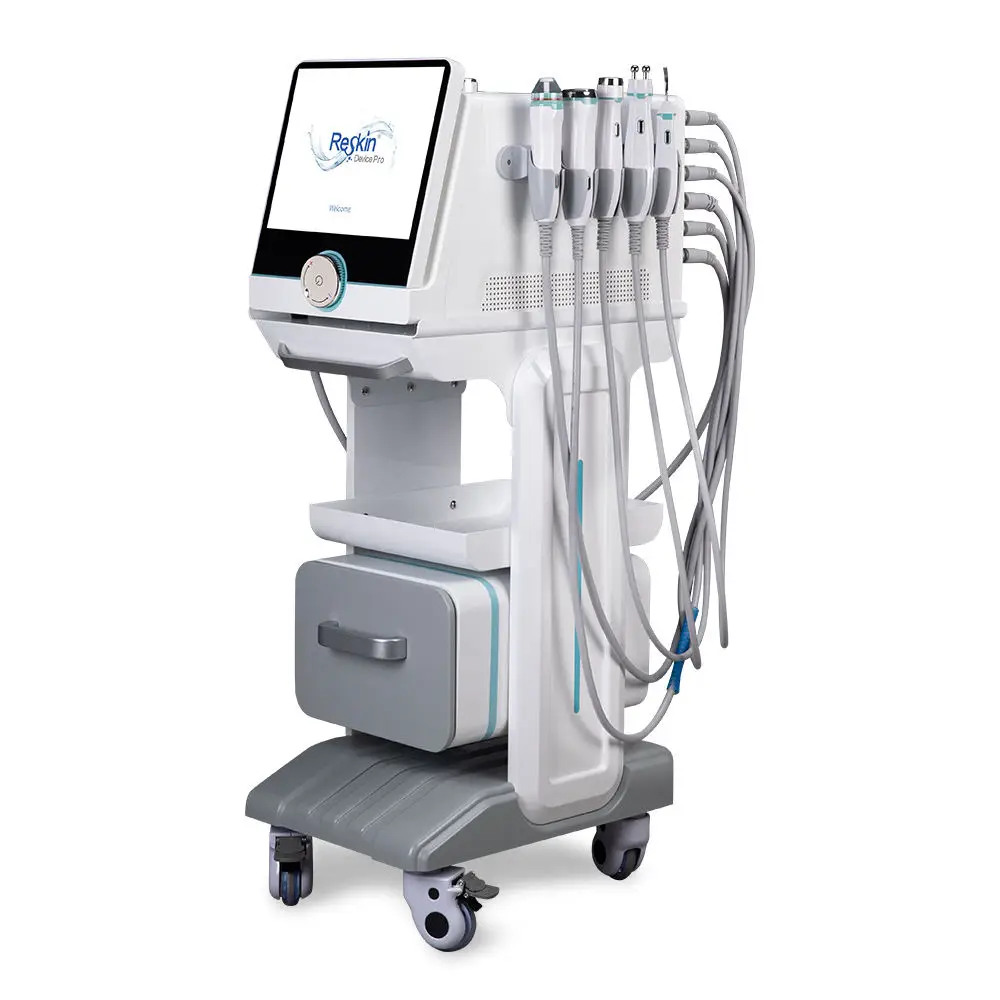 2023 Hot Sales Microdermabrasion Diamond 6 in 1 Oxygen Hydrodermabrasion Beauty Peel Skin Care Facial Machine