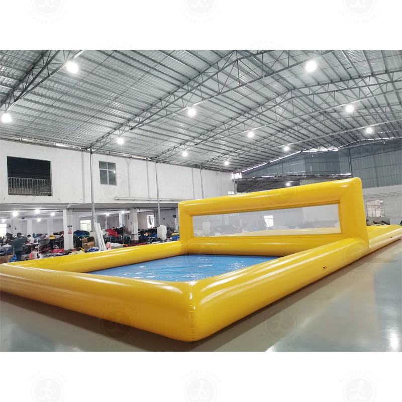 Water Play Equipment Swimming Pool Float Set Pool Games Volleyball Net Inflatable Court Volleyball Pool