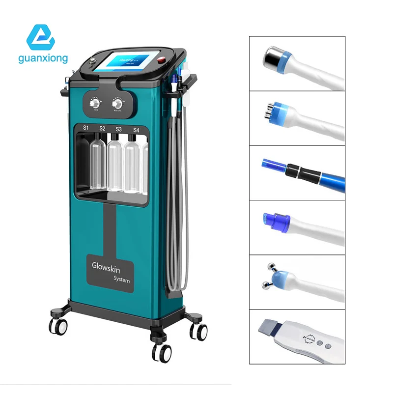 Hot Selling Face Rf Beauty Machine 6 In 1 Water Light Spa Salon Beauty Clean Equipment