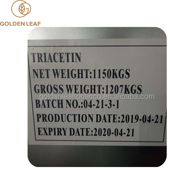 Химический триацетин-пищевые триацетин-нетабачные материалы-материал для изготовления фильтрующих стержней-глицерин