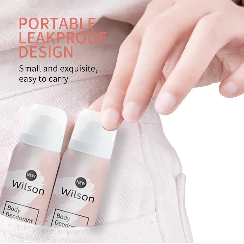Plant Deodorant Body Spray Free Sample Supplier Aromatic Natural Underarm Sweat Odor Antiperspirant