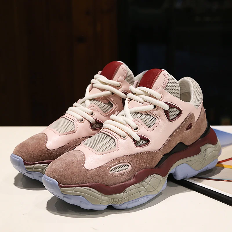 
ladies dad shoes wholesale Fashion Women Sport Shoes chunky sneakers 