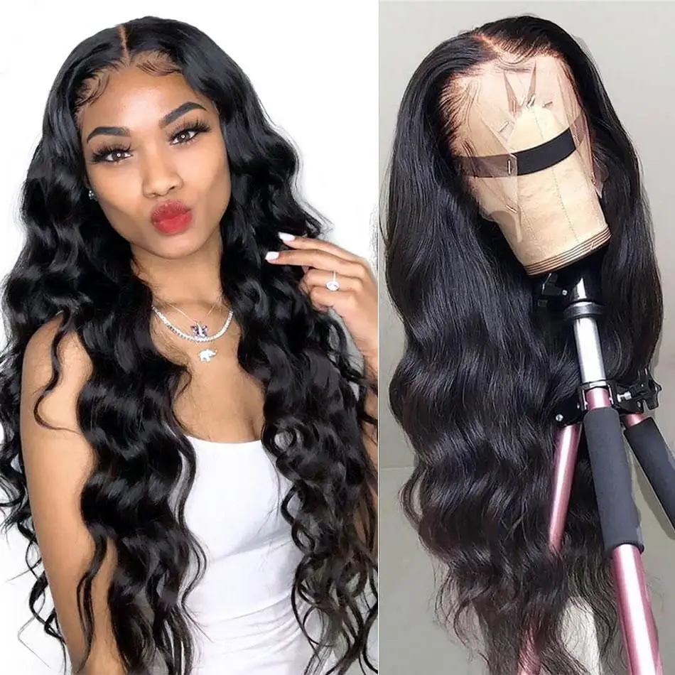 Wholesale Wig Human Hair Hd Transparent Loose Wave Lace Front Wigs For Black Women Wigs Human Hair Lace Front Brazilian