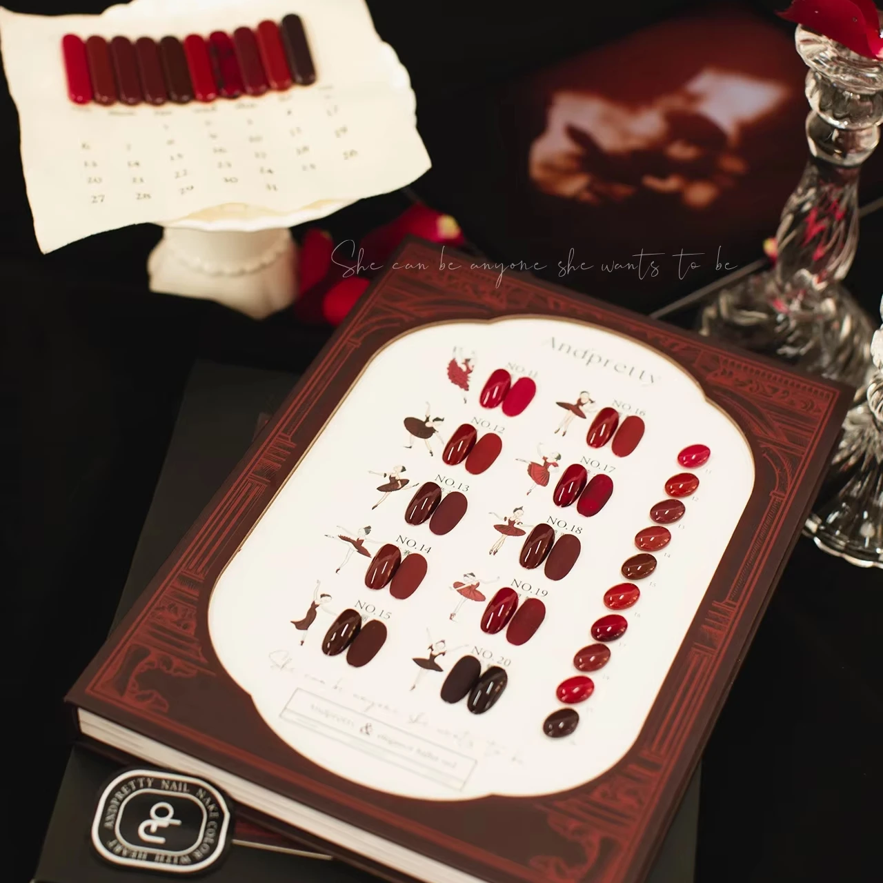 Andpretty 10 видов цветов красный набор гель для ногтей маникюрный салон 2025 Новый профессиональный дизайна горячая Распродажа нетоксичный УФ-гель оптом