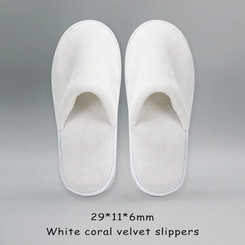 Wholesale Low Moq Custom Logo Guest Comfortable White Spa Bathroom Soft Slides Slippers For Unisex Disposable Hotel Slippers