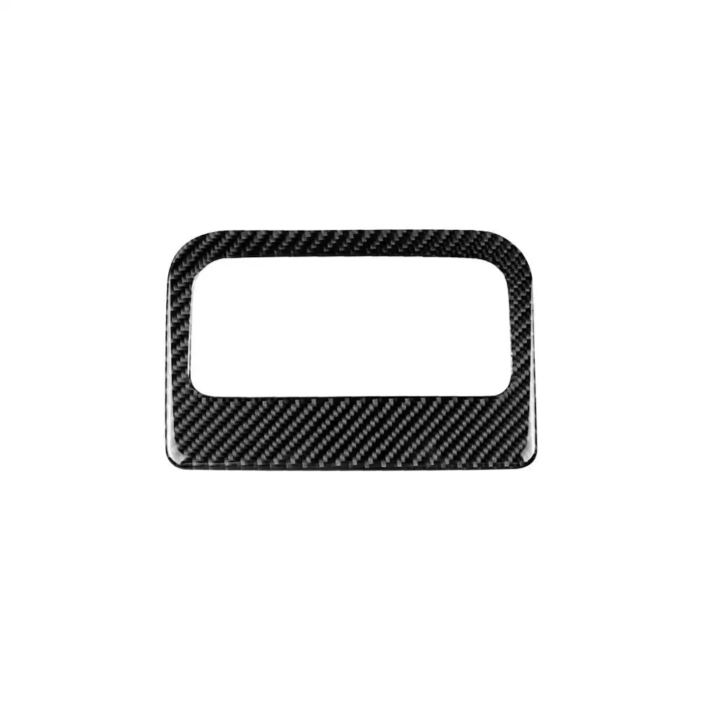 Car Interior Accessory Real Carbon Fiber Rear Air Outlet Cover Trim Sticker For 17-18 MazdaCX5