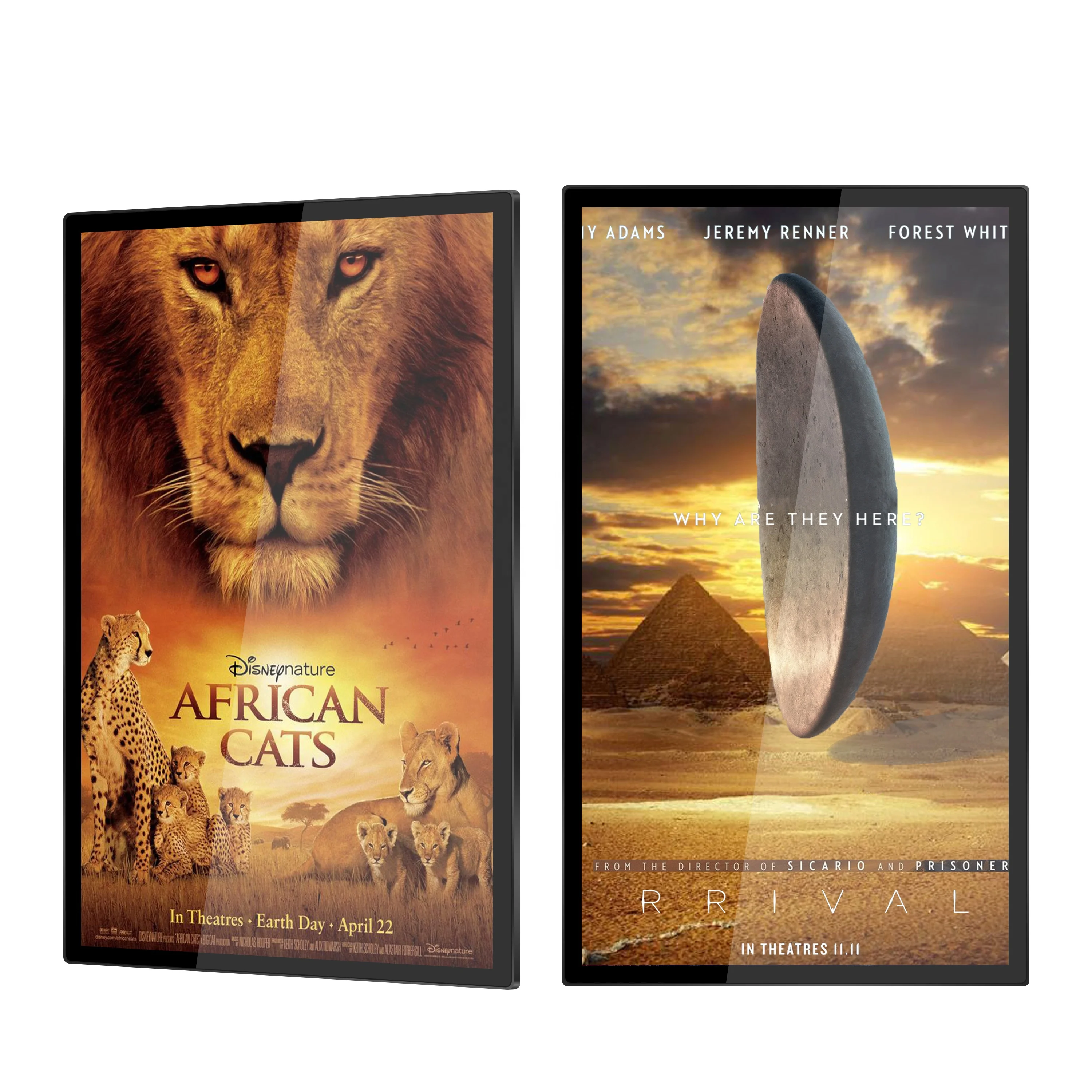 Advertising Playing Equipment Display Advertising Machine 43 Inch 4k Black LCD Digital Kiosk Touch Screen Kiosk Indoor SDK 16:9