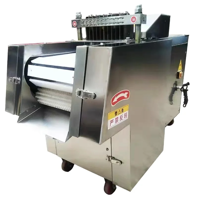 Commerical Frozen Chicken Cube Cutter / Big Meat Dice Cutting Machine / Fish Dicing
