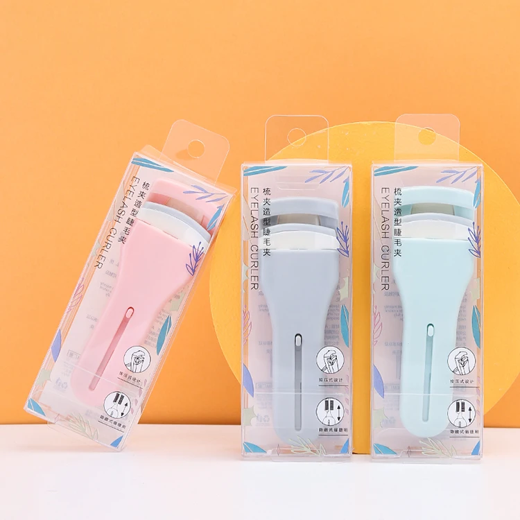 Lameila Best press type plastic eyelash curlers and lash care products  guangdong eyelash curler with eyebrow lash comb