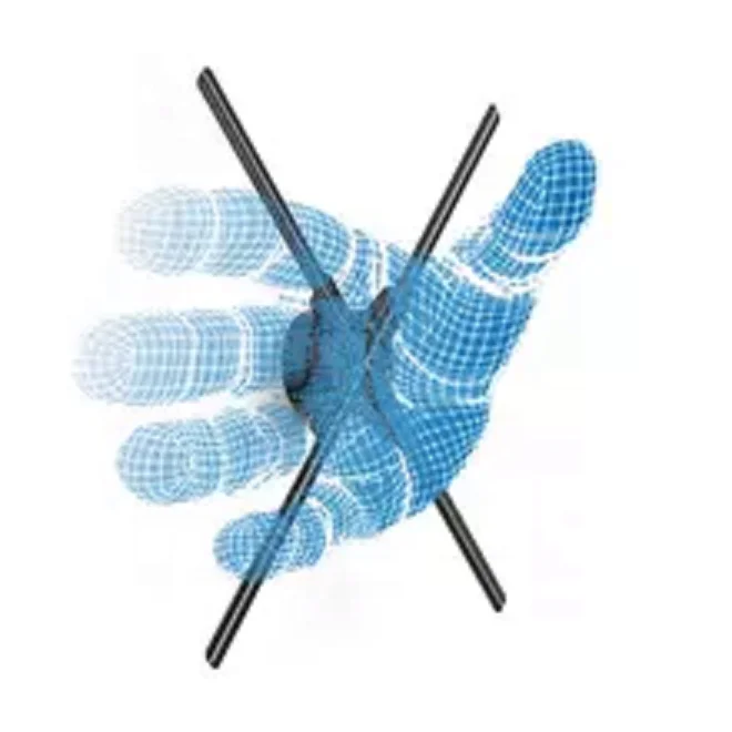 CNS-M7 72.5cm Sync Advertising Holographic Projector 3D Hologram Fan Display Video Screens Advertising Equipment