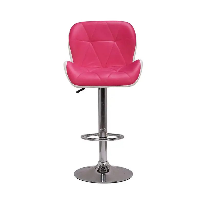 Custom Modern Bar Front Desk Bar Swivel Chair Leather Rotary Lift Adjustment Stool Bar Chairs