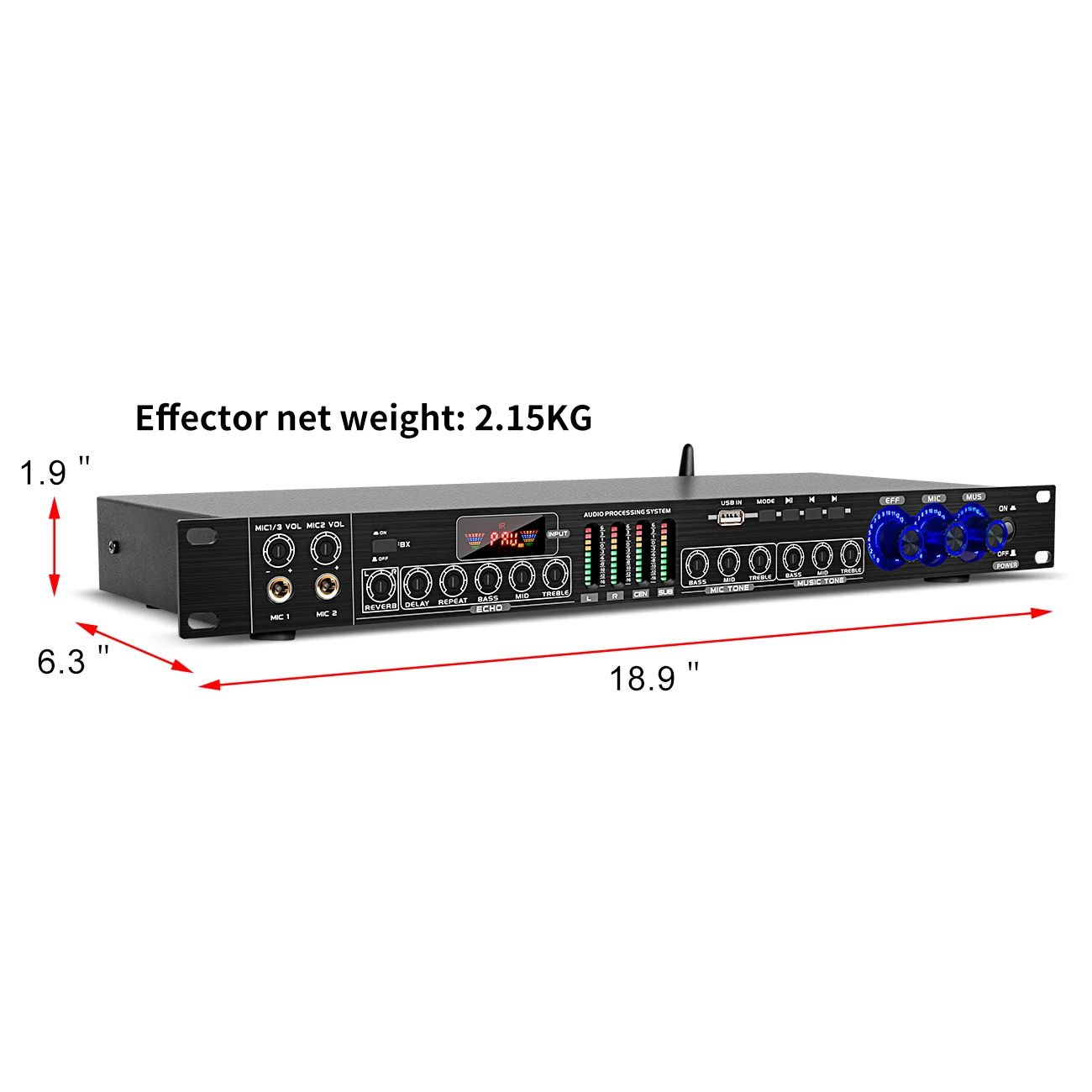 Biner FBX-8 анти вой KTV предварительный эффектор цифровой аудио процессор для домашней вечеринки