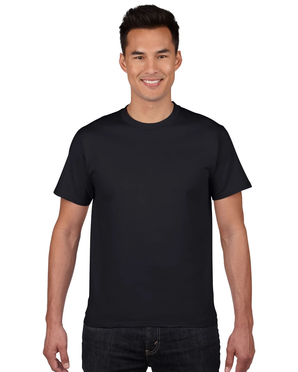 Custom Logo Ring Spun Jersey Unisex Short Sleeves Crew Neck T Shirts High quality 100% Cotton T-shirt