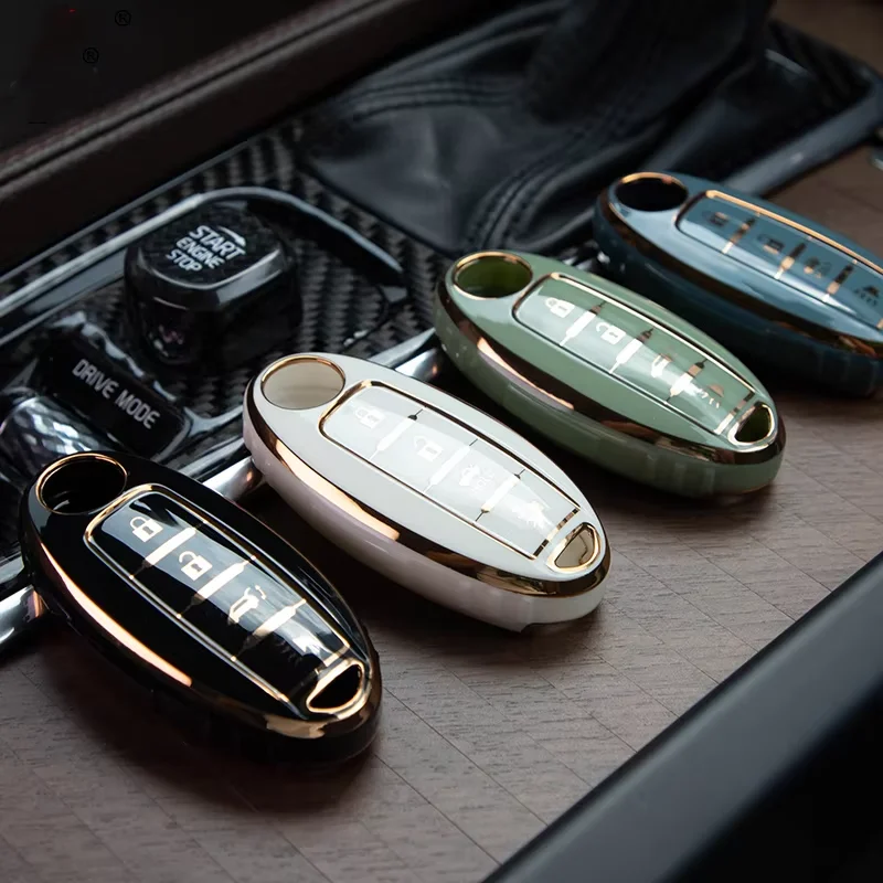 Factory Supply Key Protective For Nissan Sunny/Sylphy/Murano/X-TRAIL Hot Sale TPU 4 Buttons Version Car Key Cover