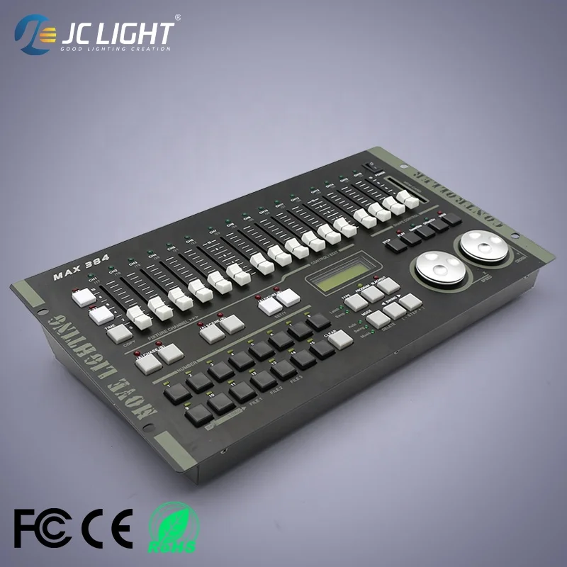 Dj Controller Stage Lights Control Dmx 512 Max 384 Dmx Console Light Controller Mixer for Event