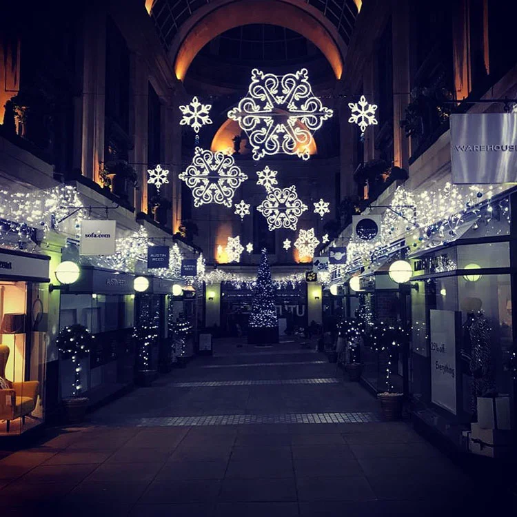 Newest Outdoor Giant LED Christmas Decoration Large 2D Deer Sculpture Street Motif Lights