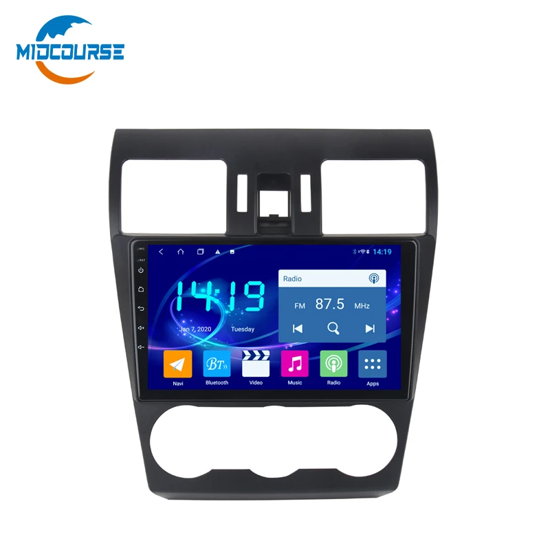 4G+64G Car Radio Multimedia Video Player Auto Radio Audio For Subaru Forester XV WRX 2012-2018 GPS Navig~