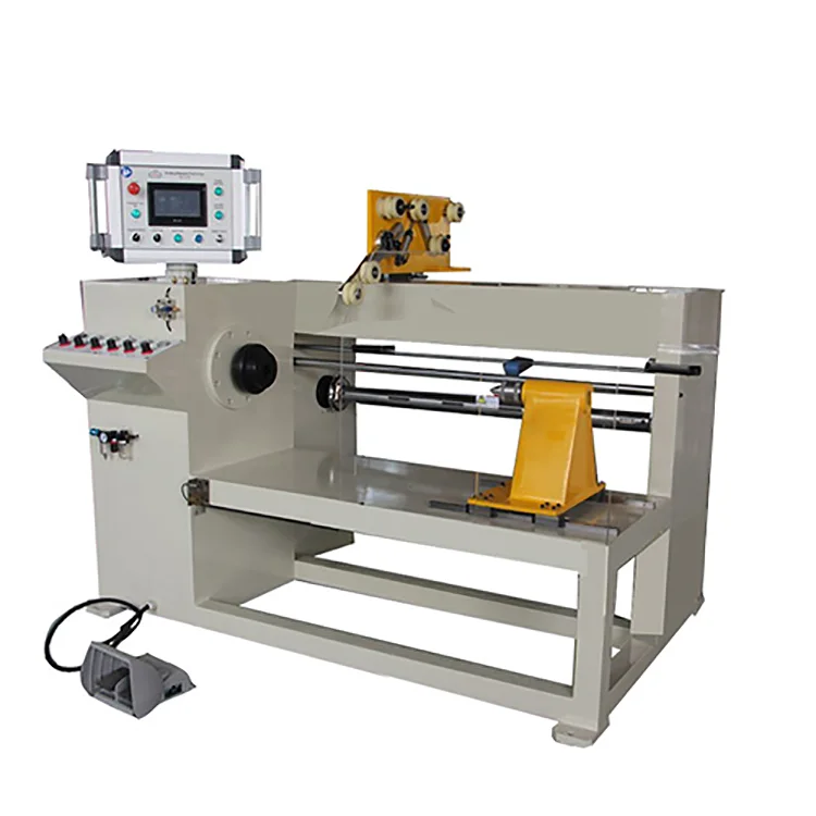 PLC Control Copper Wire Winder Distribution Transformer Coil Winding Machine With Counter