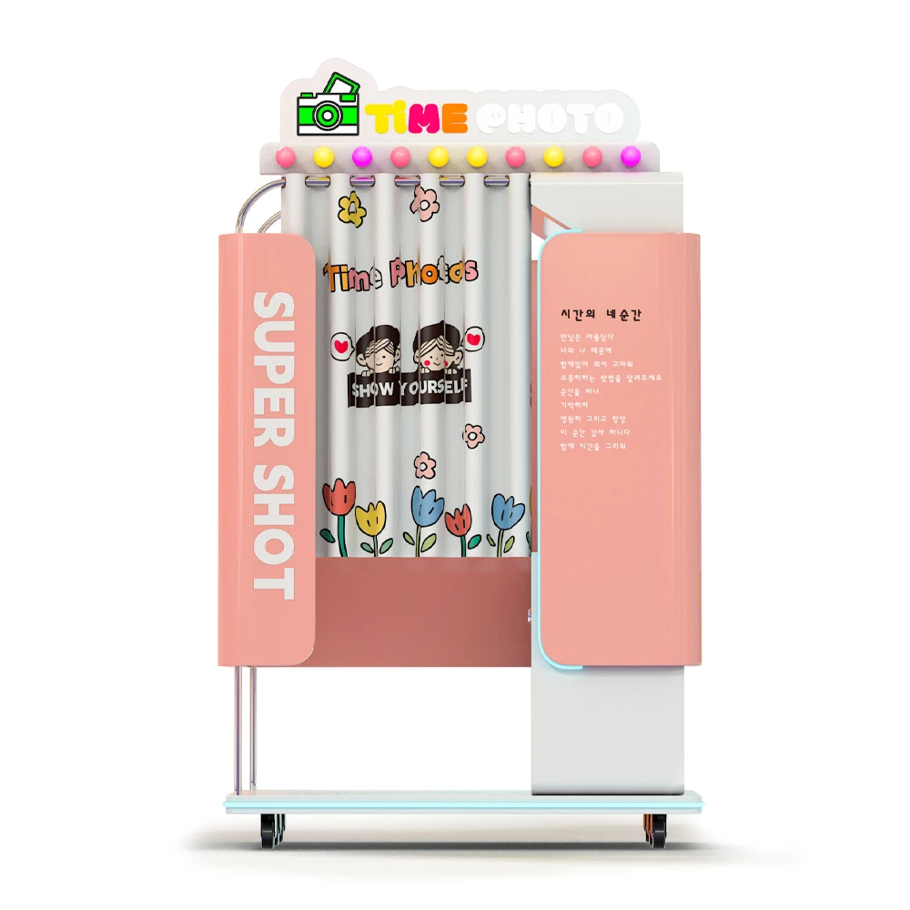 LED Light PhotoBooth Machine Support Pro Air iPad Photo Shell for Party Selfie Photo Booth Vending machine
