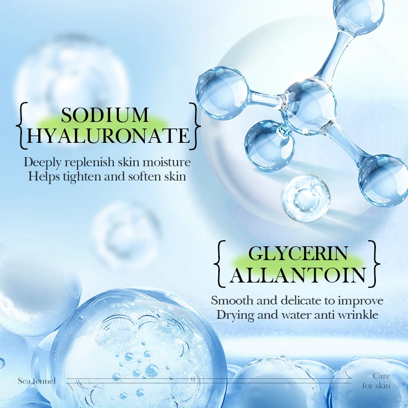 OEM BIOAQUA Private Label Skin Care Beauty Products Sea Fennel Hyaluronic Acid Whitening Tightening Anti Wrinkle Serum