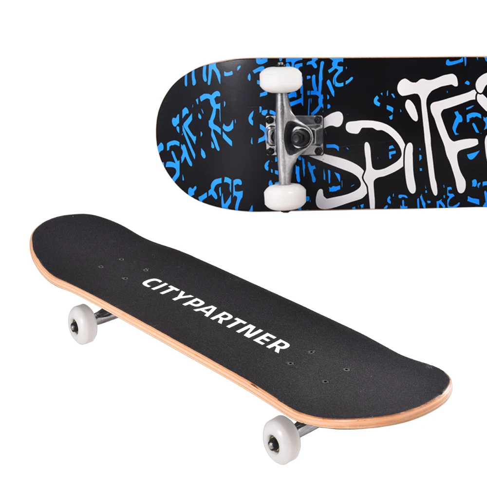 9ply китайского клена, скейтборд с ABEC-7 подшипники и 90A колёса из полиуретана для роликовых коньков, для продажи