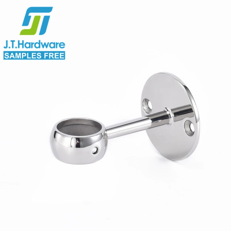Factory direct sale stainless steel 304 316 2205 straight wall mounted center bracket for railing