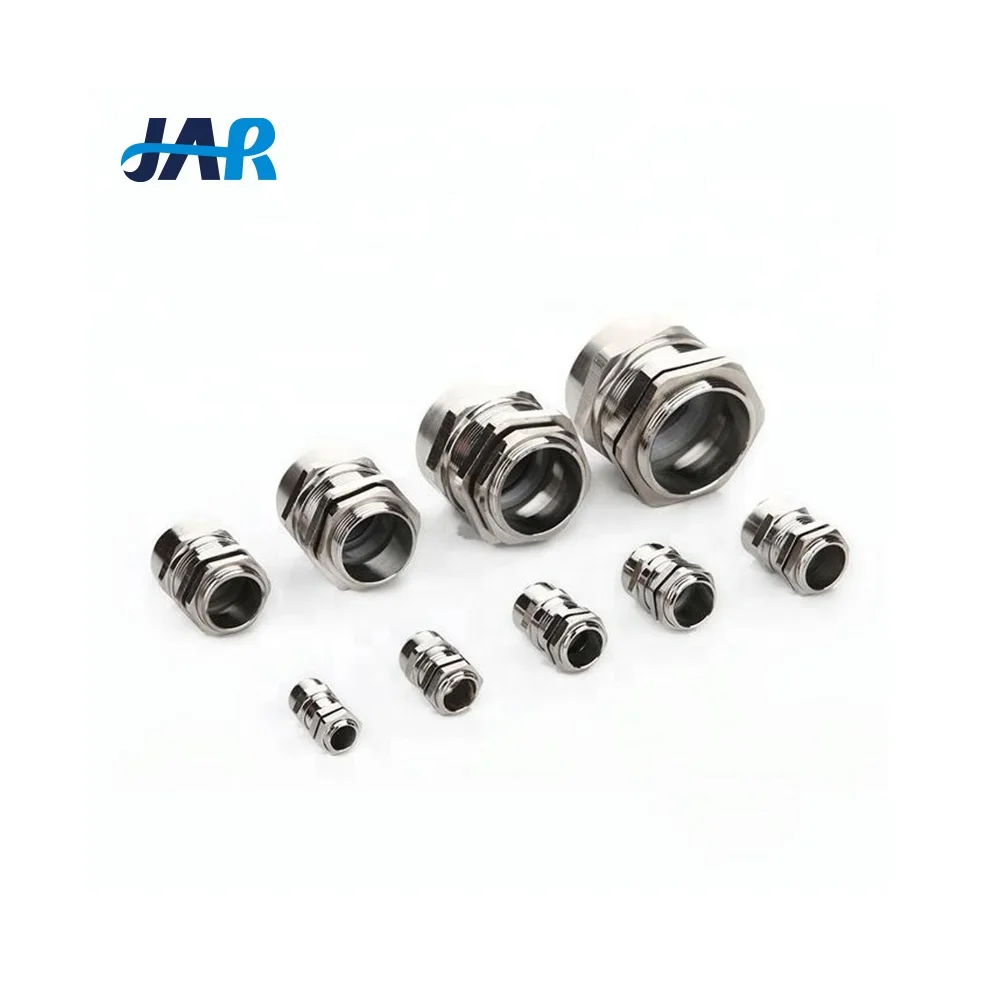 JAR High Quality Loom Wire Protection Brass IECEX Explosion Proof Cable Gland