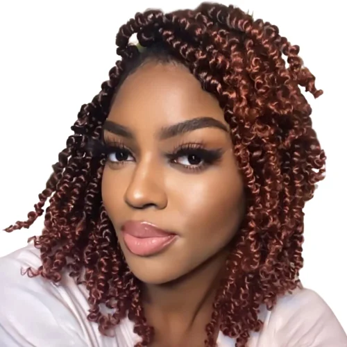 Wholesale Red Crochet Hair 10Inchs Twist Crochet Hair Braids For Hair Extension