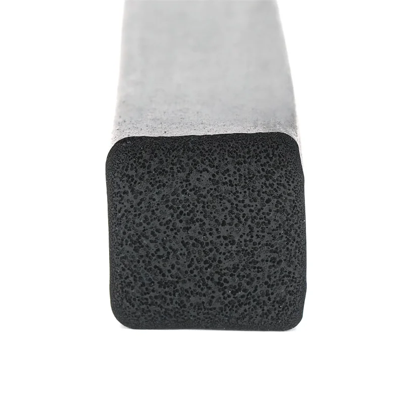 Weather Resistant Square foam Rubber Gasket Anti-aging EPDM foam Rubber Seal flexible closed cell foam rubber strip gasket