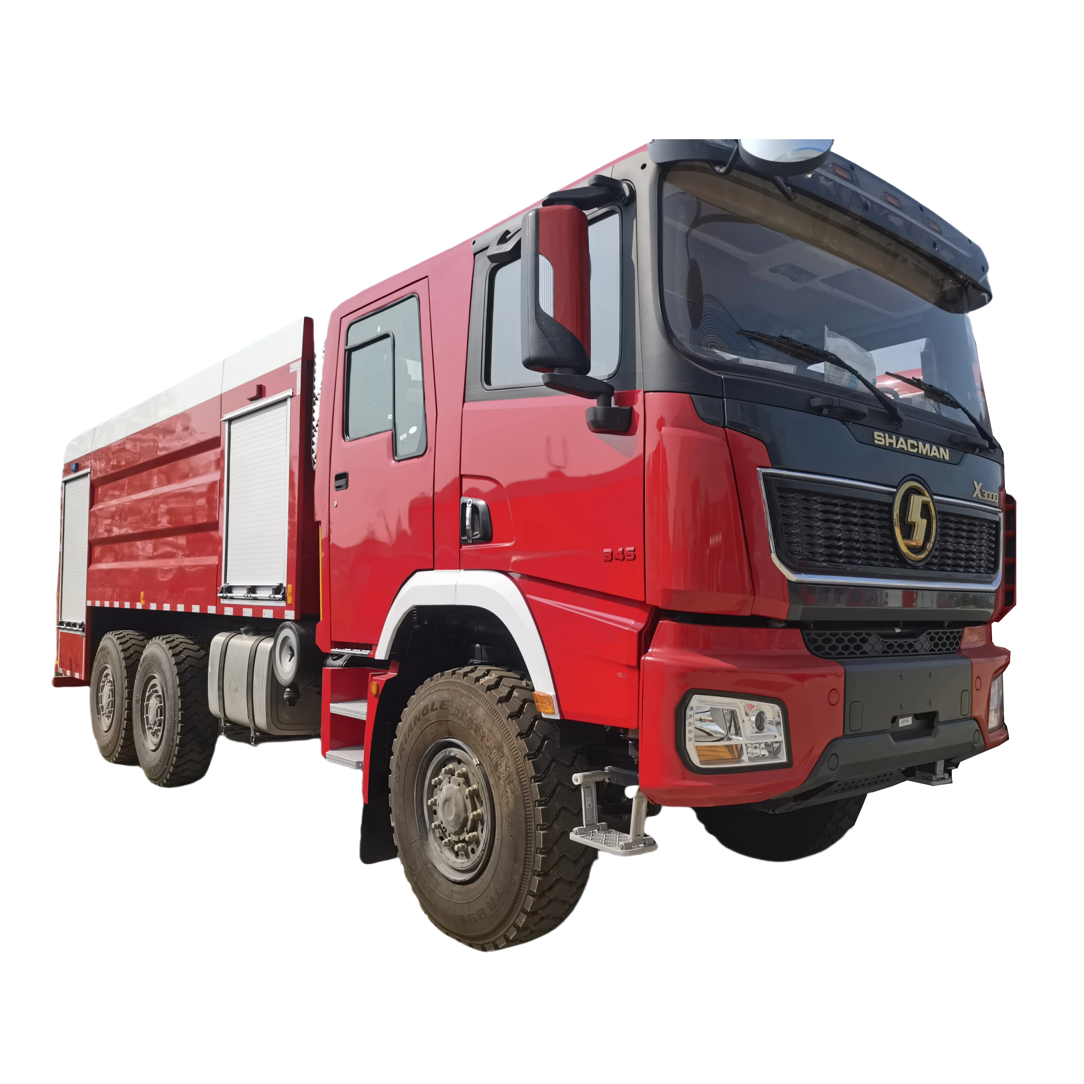 Сверхмощный пожарный автомобиль Shacman 6*6