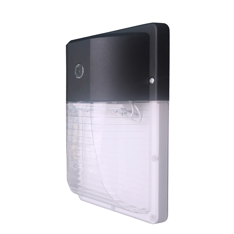 High efficiency Photocell Sensor Outdoor IP65 Waterproof Full Cut Off Wall Fixture LED Wall Pack Light