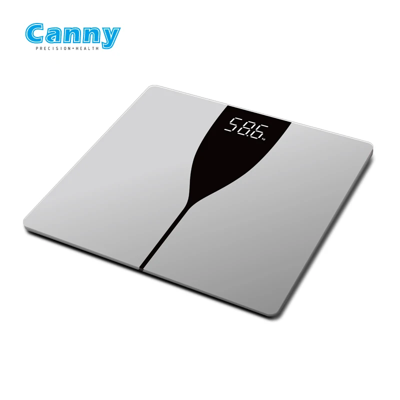 
Canny 180k Unique Design Digital body bathroom Scale irregular shaped Glass 