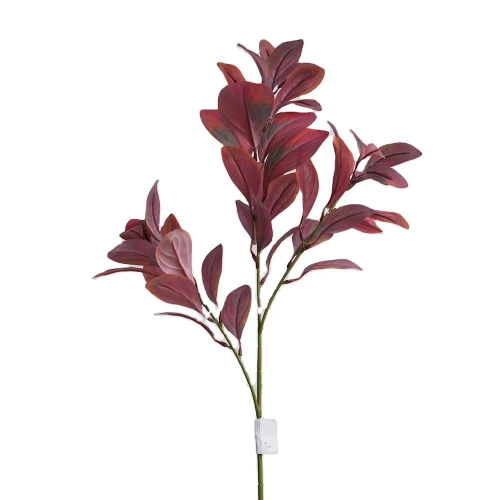 3 Forks Bean leaves Artificial Green plants tree flower Factory wholesale Artificial Flowers Eucalyptus leaves for Home Decor