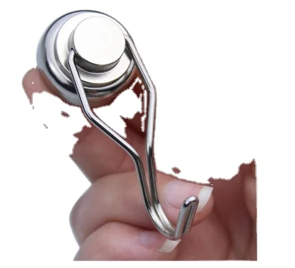 
Diameter 25mm Pot Magnet Shape and Industrial Magnet Application Magnetic Swing Swivel Hooks 