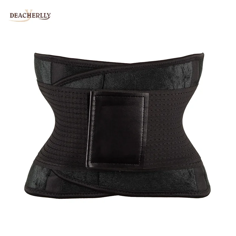 NEW Custom Logo Private Label Double Compression Belt Workout Slimming Tummy Waist Trainer For Men Women