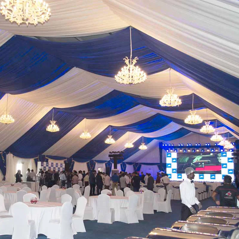 Outdoor Event Party Special Polygon Tent For Sale With Glass Wall