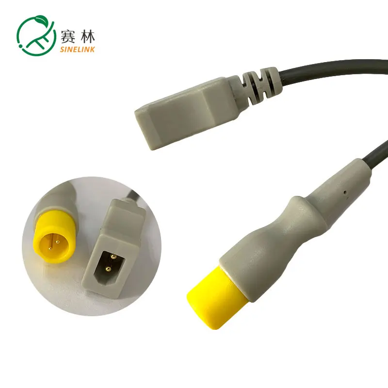 Rectangle 2 Pin Temperature Probe Extension Cable sensor adapter extension cable