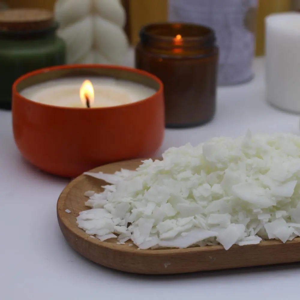 Chinese Wholesale Oganic Soy Wax Flakes Wax Raw Materials Soy Wax for Candle Making