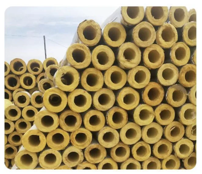 High density insulation aluminum foil insulation pipe flame retardant glass wool pipe steam insulation