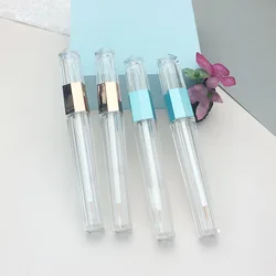 Wholesale slim empty lip gloss tube with brush colorful nice lip gloss tubes packaging lip gloss containers private label
