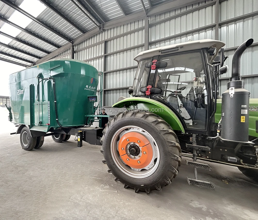 PTO Driven Agriculture Farm Use Cattle Feed TMR Wagon Feed Mixer Machine 20 Cbm  for Sale