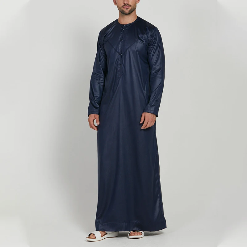 Hot selling men muslim clothing arabic thobe abaya moroccan thobe men muslim muslim dress middle eastern men thobe