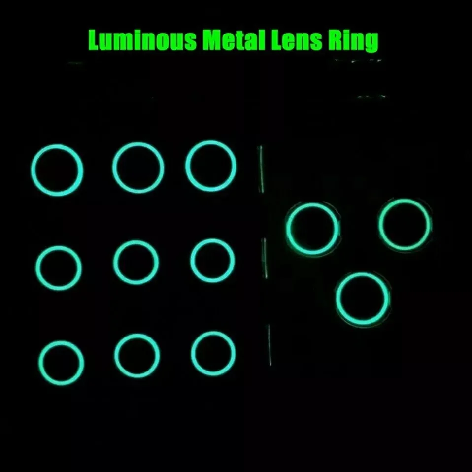 Anti-scratch Luminous Camera Lens Protector for iPhone 14 pro max Colorful Protector Film for Mobile Tempered Glass