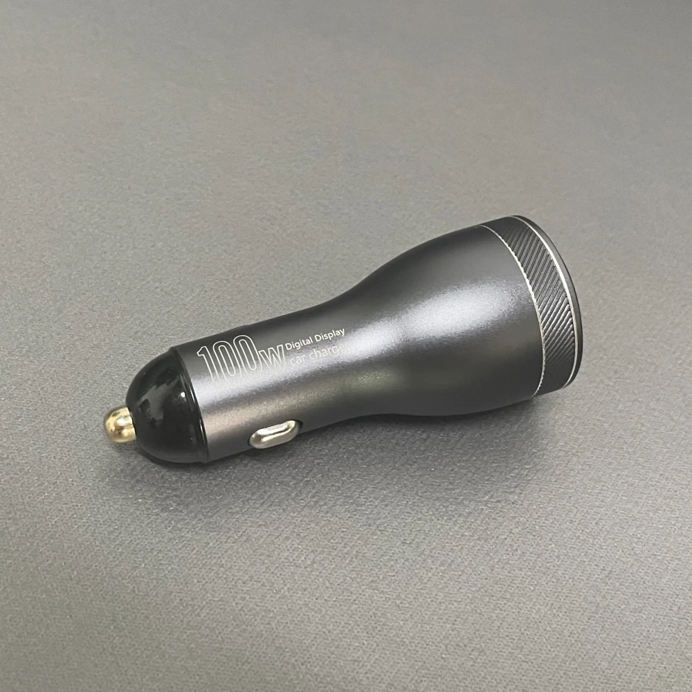 2022 high power Cigarette Lighter Adapter 100W QC3.0 PPS PD3.0 laptop phone USB car charger with led voltage display