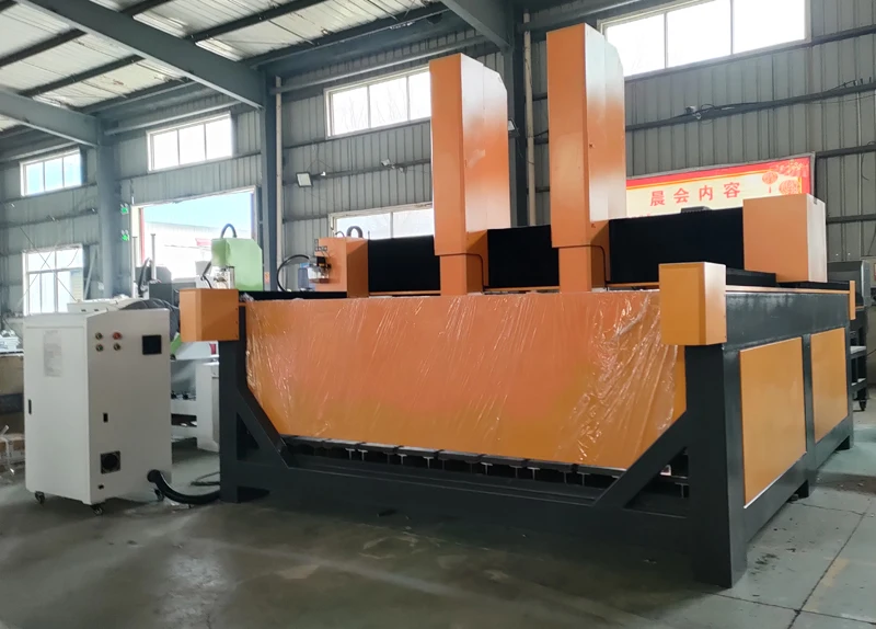 High Precision Heavy Duty Frame Stone Cutting Engraving CNC Machine 3 Axis 4 1325 1530