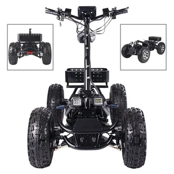 4x4 Взрослые электрические квадроциклы четырехколесные atv 60 В 8000 Вт 2000 * 4 50ah 80ah дальнего бездорожья вездеход четырехколесный скутер